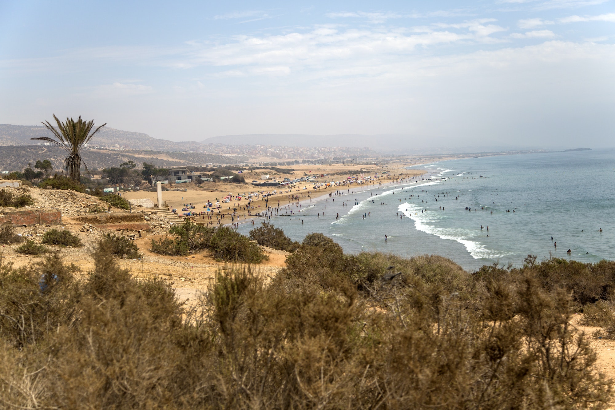 Beach in Agadir, Morocco, 8 Days in Morocco from Marrakech