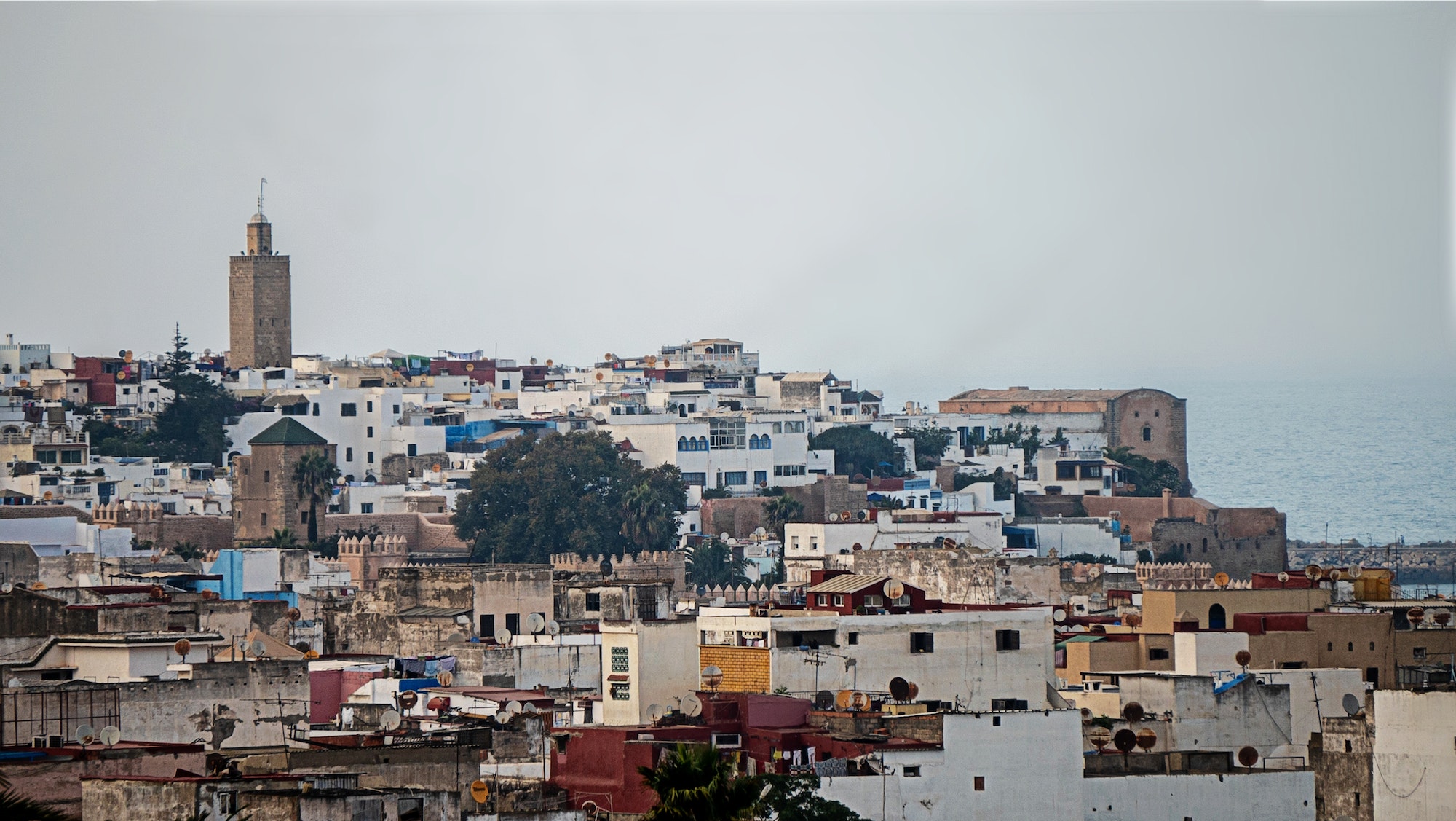 Beautiful view of Casablanca; Morocco; living; cityscape; town; houses; Islam; mosque; architecture, 8 Days in the Sahara from Marrakech