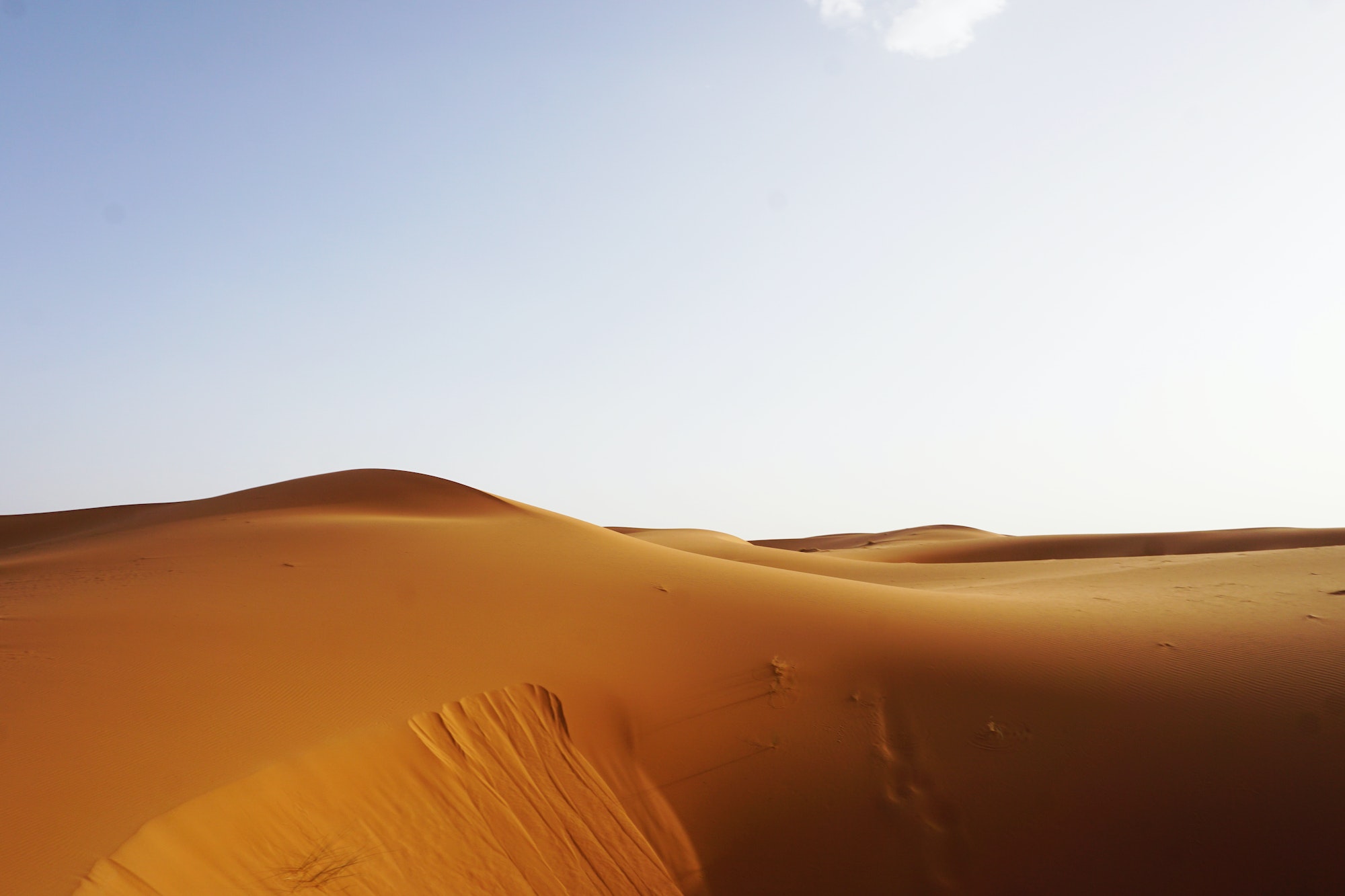 Sand dunes in Morocco