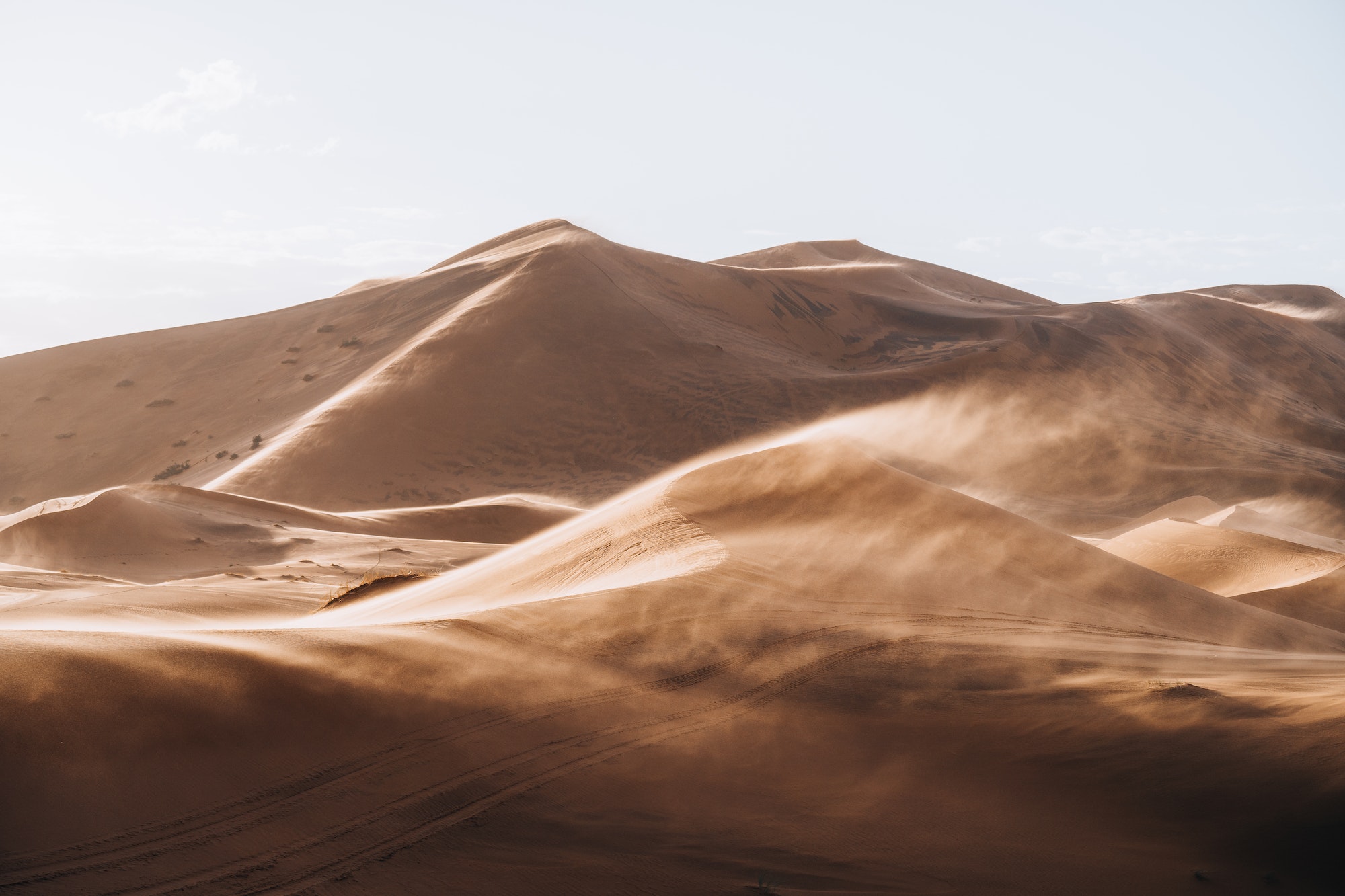Sand texture in Morocco Sahara Merzouga Desert landscape oriented, 5-day in Moroccan Desert tour from Marrakech
