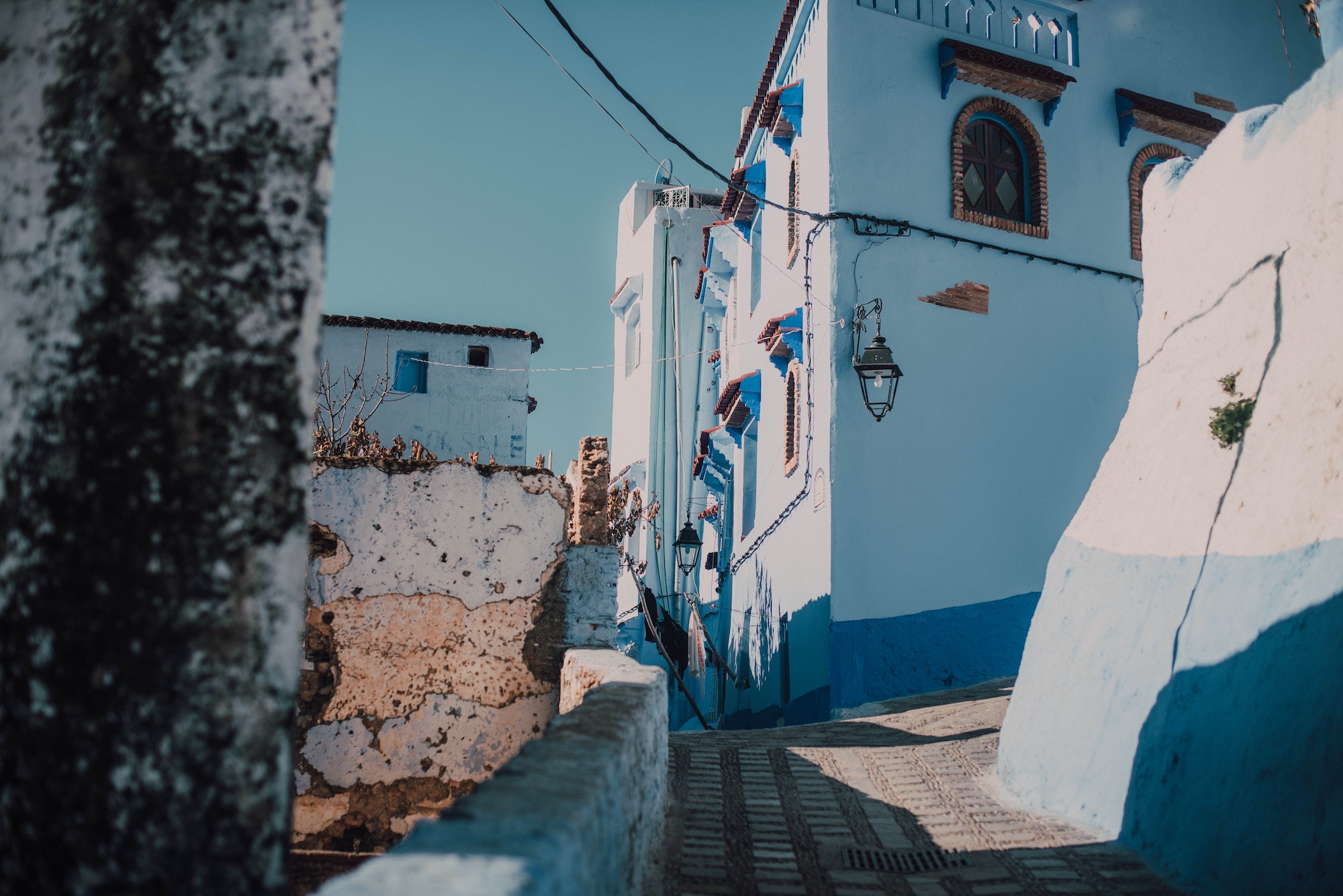 Street with old buildings, 7 days tour from Tangier