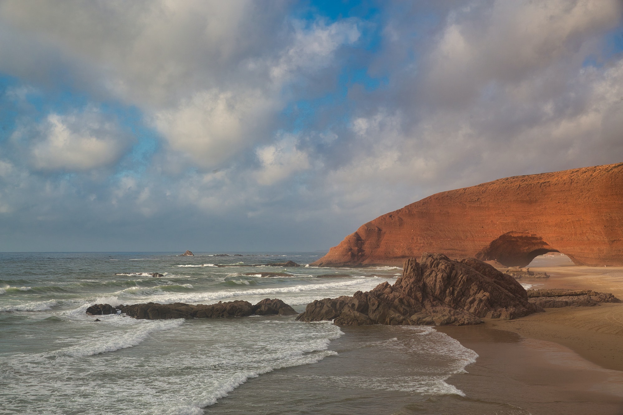 Stunning view of a Legzira beach in Morocco, 7 Days in Marrakech