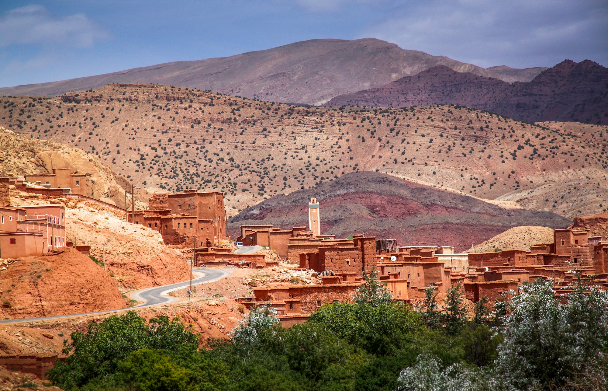 Village in the Atlas mountains