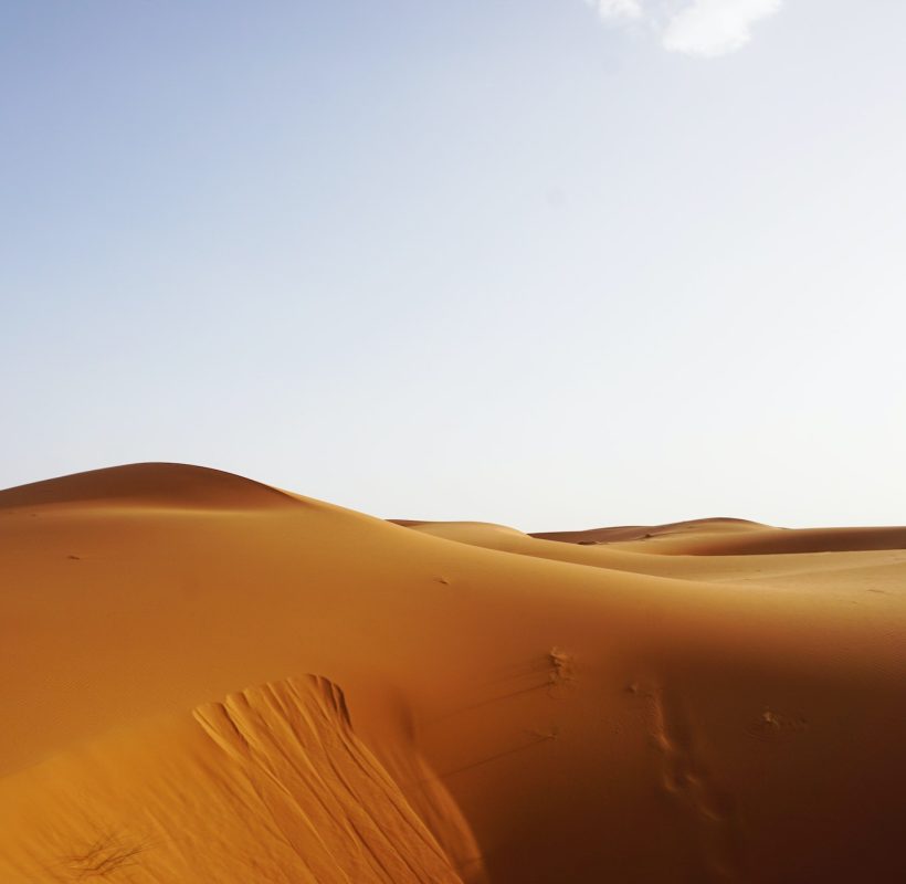 Sand dunes in Morocco