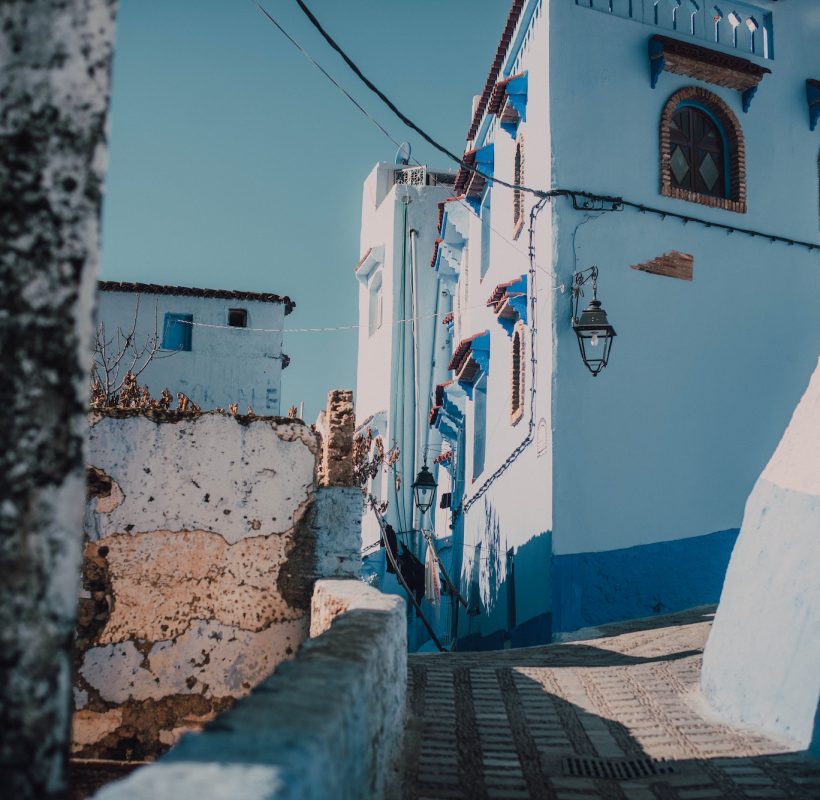 Street with old buildings, 7 days tour from Tangier