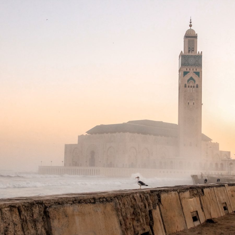 Sunrise at Hassan II Mosque - Casablanca, Morocco