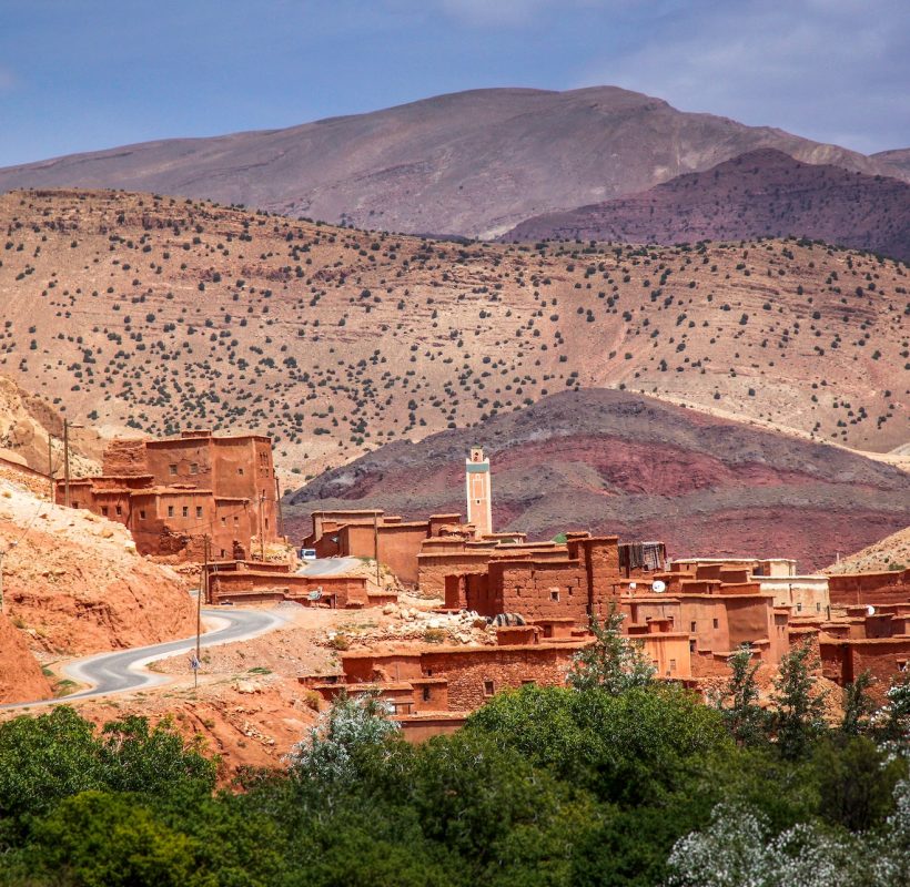 Village in the Atlas mountains